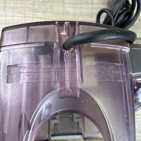 Nintendo 64 N64 Atomic Purple Controller NUS-005 Authentic Original OEM - Picture 5 of 5